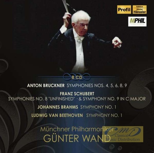 Wand dirigiert die Münchner Philharmoniker – Bruckner, Schubert, Brahms, Beethoven,